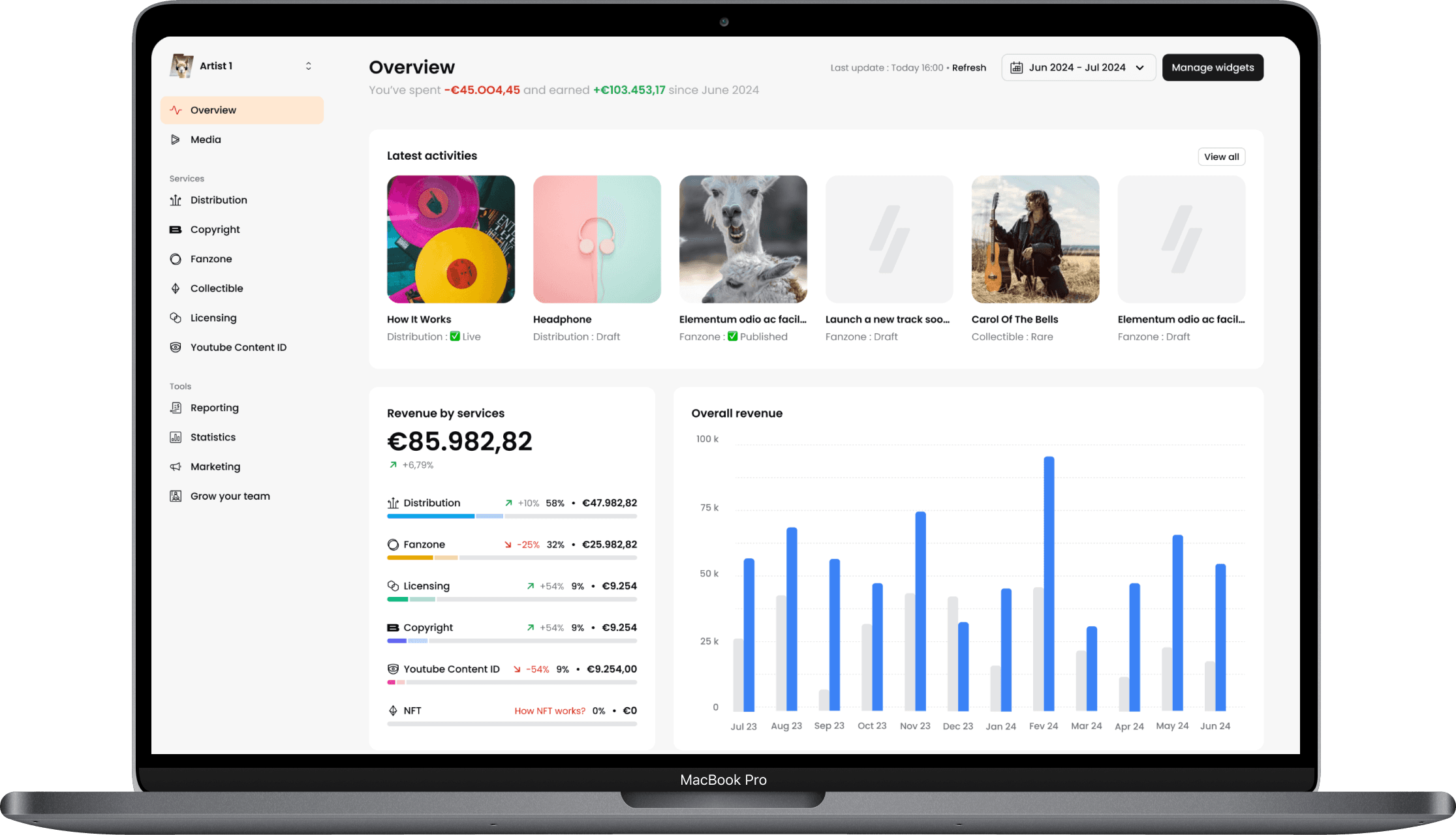 winamp for creators platform laptop